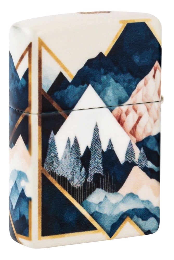 Zippo Mountain Collage Design 540 Matte Pocket Lighter