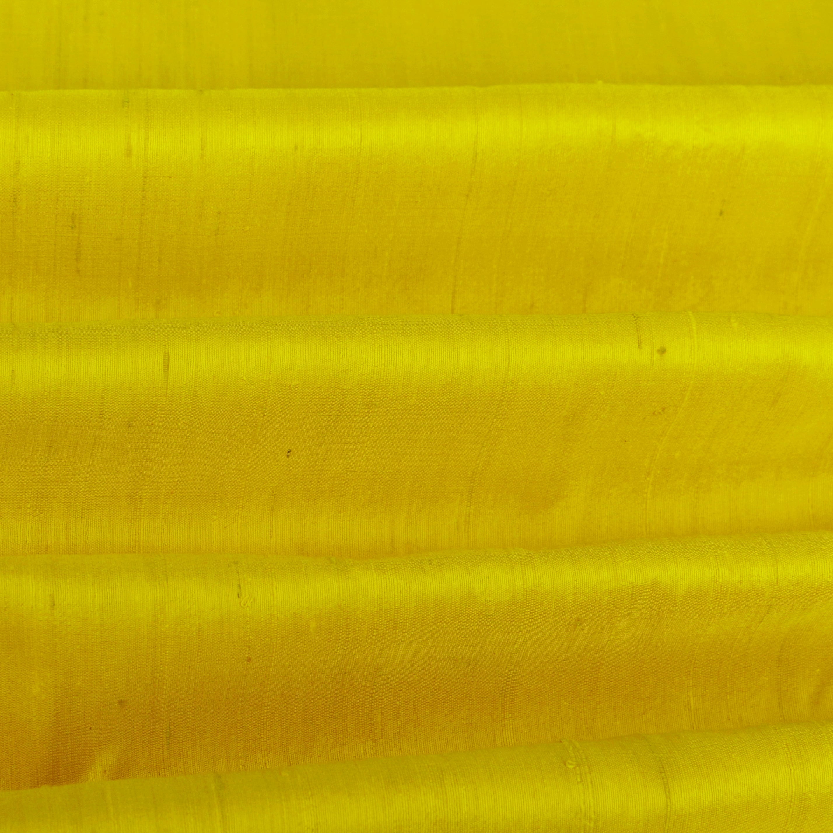 Fabric Mart Direct Silk Fabric, Bright Yellow Silk Dupioni Fabric, Yellow Silk Fabric Silk Fabric, 17 Continuous Yards Dupioni Silk Fabric, 41 inches width Silk Dupioni Fabric by Yard Upholstery