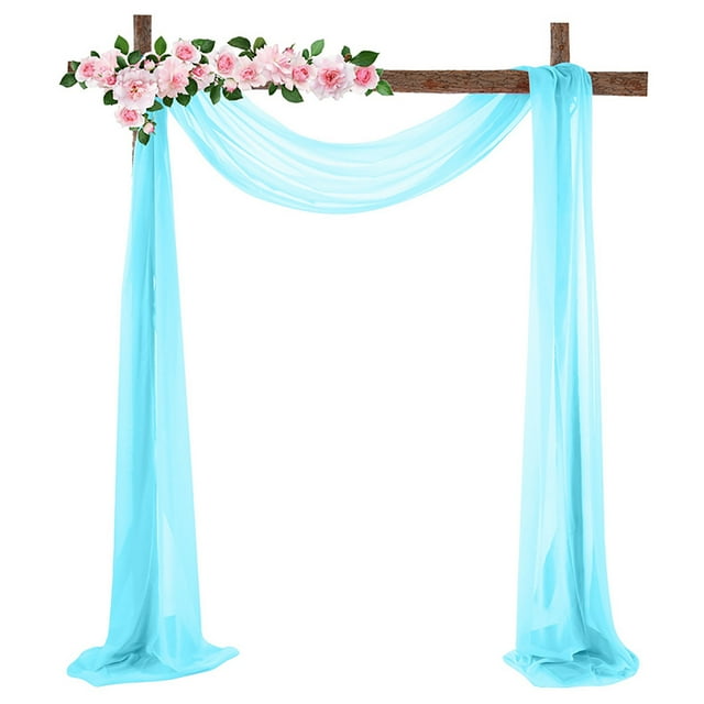 Background Cloth Outdoor Photography Photography Window Wedding Backdrop Home Decoration Chiffon DIY INS Single Piece