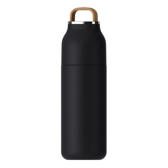 Stainless steel vacuum flask, 1 Pack, 350ml flask, portable handle water bottle.