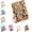 color a, variant on Floral Leather Smart Cover with Pencil Holder Auto Sleep Wake for iPad Air 13"/Pro 12.9" Color A