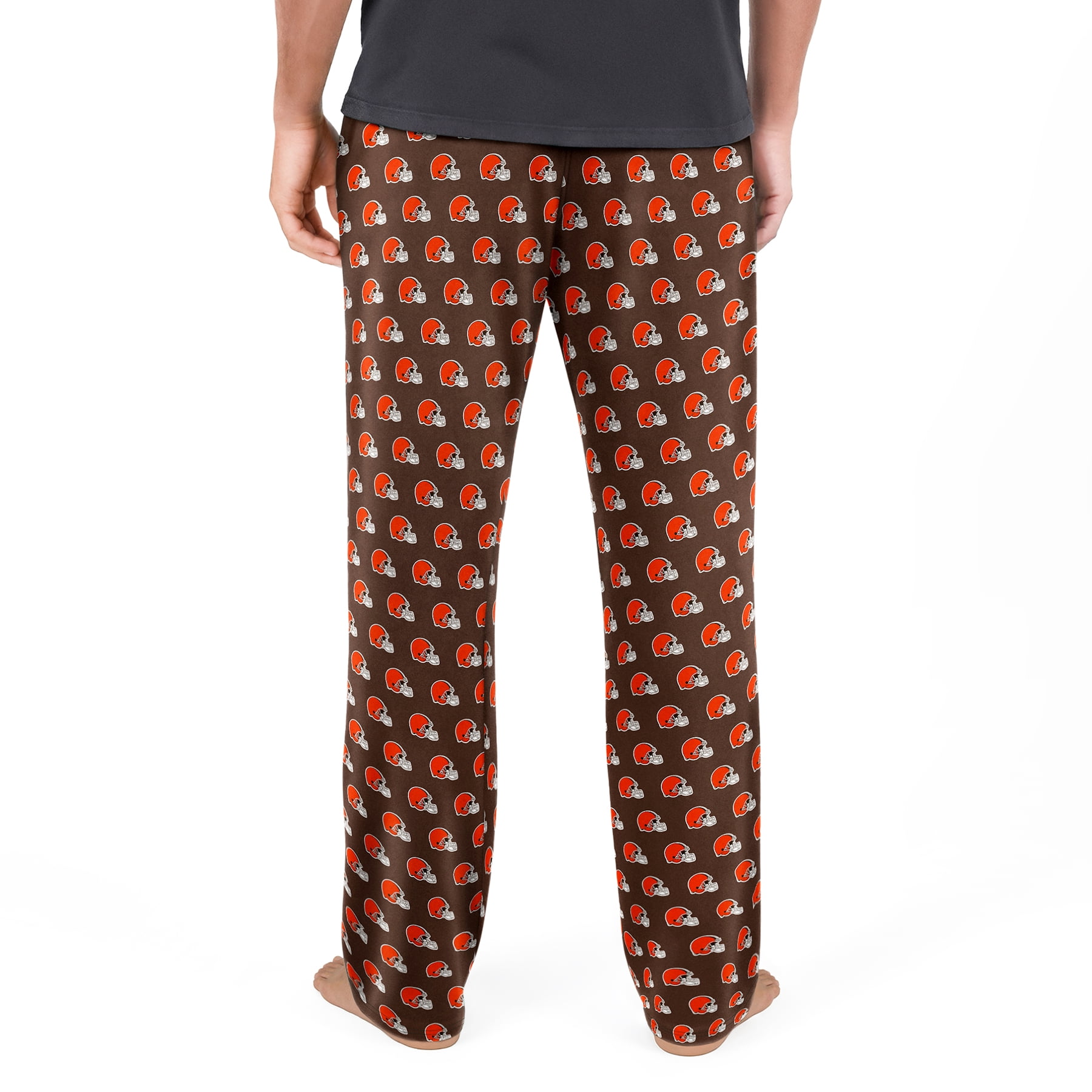NFL Mens Cleveland Browns All Over Print Pajama Pants
