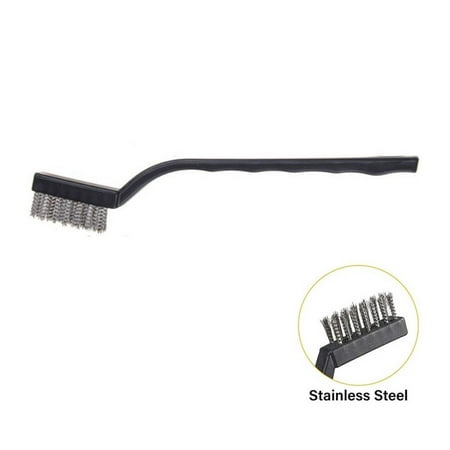 

BAMILL 1pc 7 Stainless Steel Copper Nylon Wire Brush Rust Scrub Remove Cleaning Tools