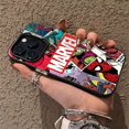 thumbnail image 1 of Marvel Luxury Smart Protective Case, Suitable For IPhone 15/14 Pro Max, Spider Pattern Phone Case, Full Body Protection, Shockproof And Drop-proof, Ultra-thin, Easter-Birthday-Valentine's Day Gift, 1 of 5