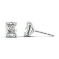 thumbnail image 3 of IGI Certified 3 Ct Radiant Cut Lab-Grown Diamond Stud Earrings – 14K White Gold | Women's Earrings, 3 of 6