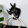 thumbnail image 4 of CSChome Animal Head Shape Wall Mounted Punch Free Non Slip Hook Multi Purpose Clothes Hat Towel and Key Hanger, 4 of 7