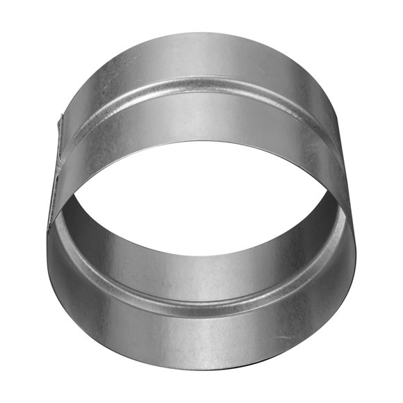 Conector de conducto de ventilación Repa Market de metal galvanizado de 10 cm