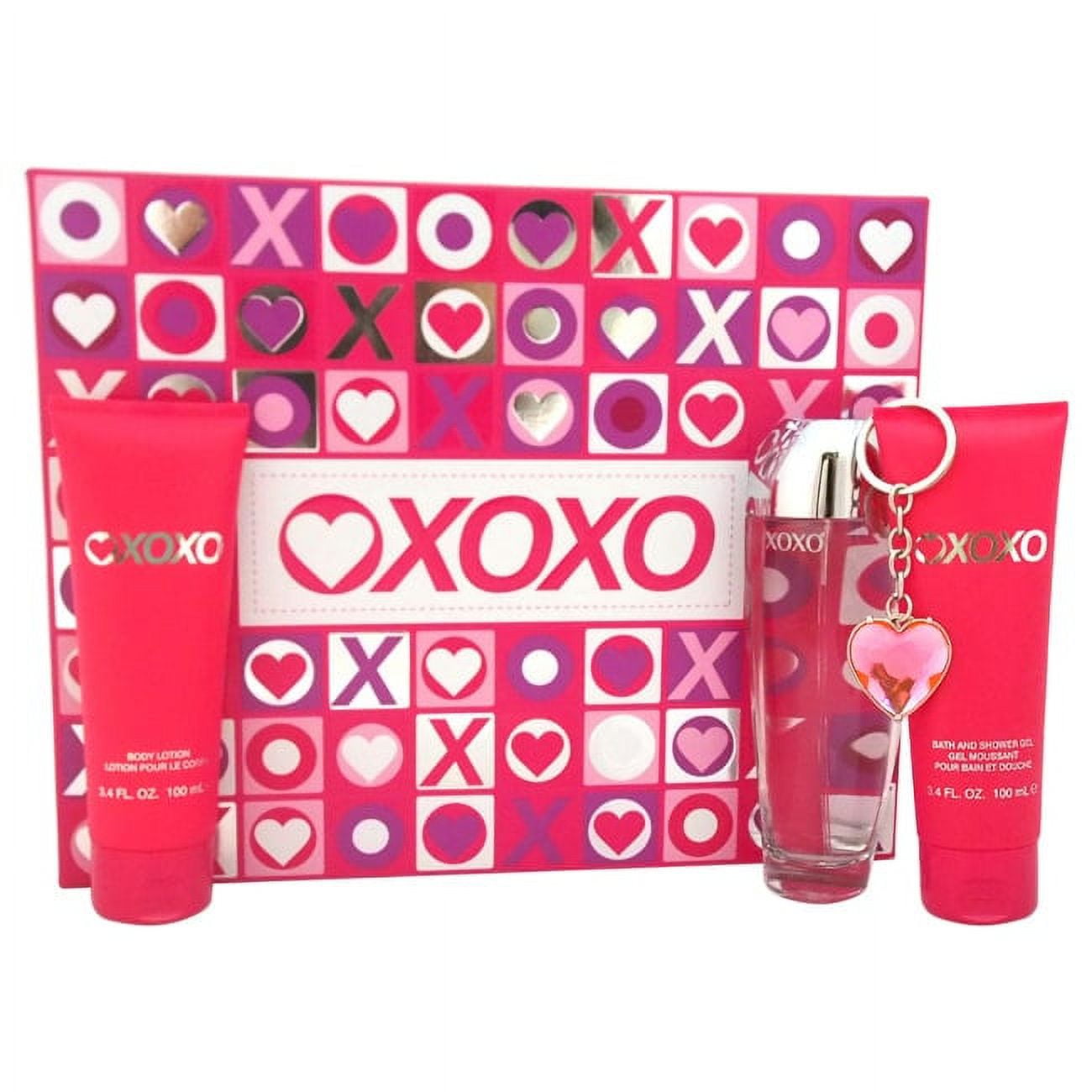 XOXO WOMEN 4 PIECE GIFT SET - 3.4 OZ SPRAY by VICTORY