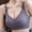 Purple, variant on Full Coverage Wireless Bra for Women Plus Size Mesh Stripe Bra No Underwire Soft Supportive Comfort Bralette