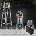 thumbnail image 5 of Ladder Foot Covers Feet Ladder Extension Ladder Feet Non-slip Rubber Pads Universal Non-slip Rubber Ladder Replacement Feet For Ladder4 Piecesblack, 5 of 5