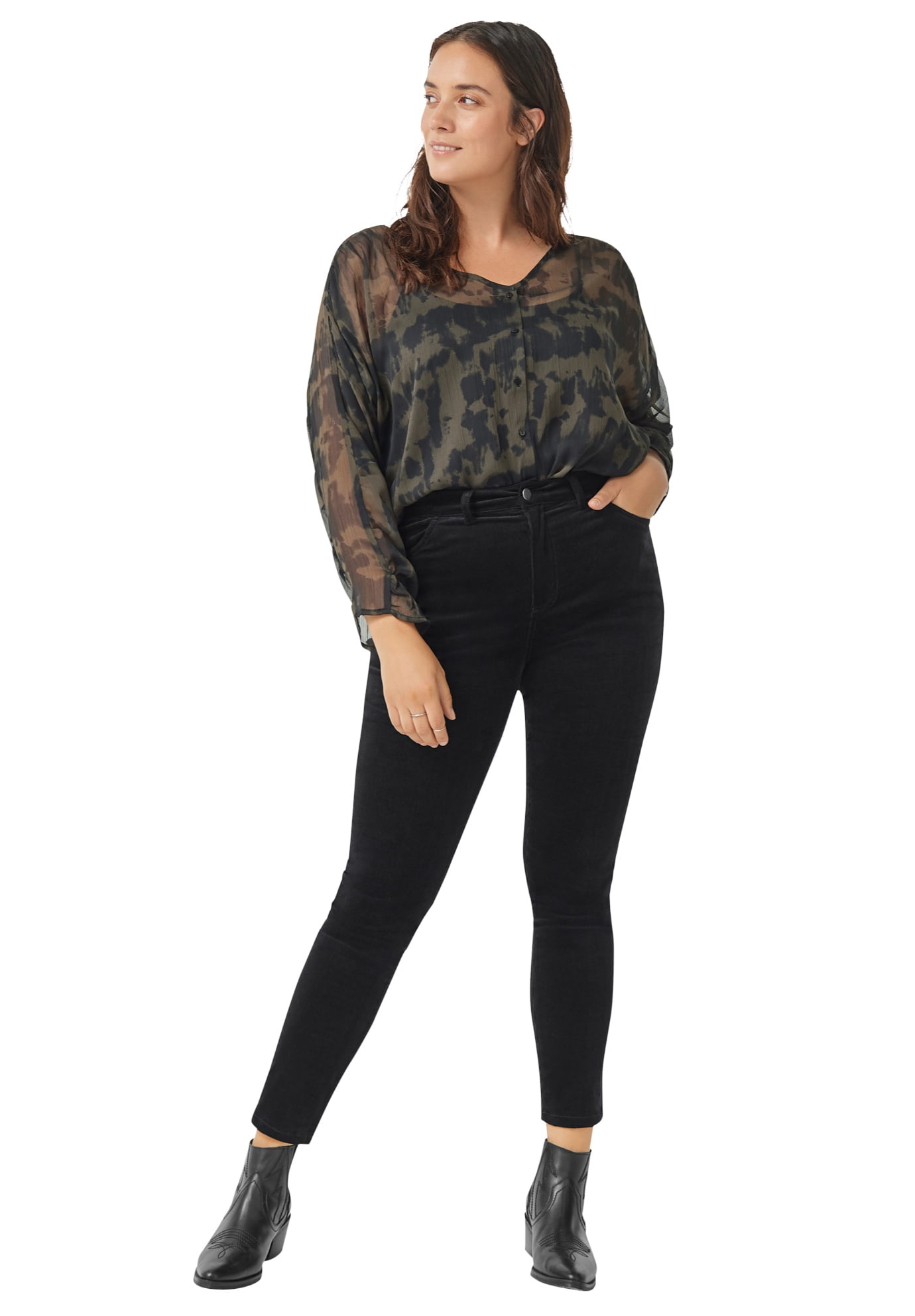 plus size corduroy pants