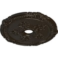 thumbnail image 3 of Ekena Millwork 26"OD x 3 3/4"ID x 1 1/2"P Attica with Rose Ceiling Medallion (Fits Canopies up to 4 1/2"), Hand-Painted Stone Hearth, 3 of 5