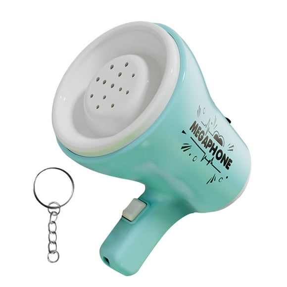 TISHITA Portable Megaphone Speaker Handheld Amplifier Party Favors Recording Toy Megaphone Bullhorn Loudspeaker for Cheerleading Fans blue