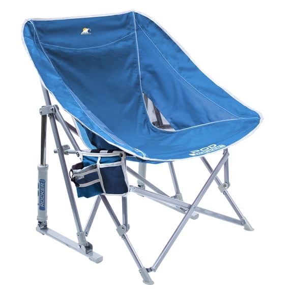 GCI Outdoor Pod Rocker Beach Chair, Saybrook Blue