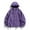 Purple, variant on Rloper-Lop Hooded Jackets Streetwear Mens Solid Color Long Sleeve Jacket Coats Lightweight Full Zipper Casual Sun Protection Clothing
