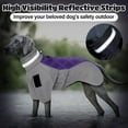 thumbnail image 3 of Warm Dog Coat Turtleneck Jacket ,Waterproof Protection Vest Premium for Medium and Large Dogs with Neck Reflective Stripes 3XL, 3 of 9