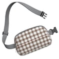 thumbnail image 3 of Green and Red Christmas Plaid Pattern Cute Fanny Packs for Women,Travel Waterproof Crossbody Fanny Bags Waist Purse for Women Anti Theft Adjustable Strap for Running Travel Cycling, 3 of 6