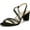 Black, variant on Women's Vanessa2 Strappy Heeled Sandals French Navy 6M
