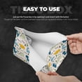 thumbnail image 5 of Kdxio Childish Dinosaur Print Tissue Box Cover,Modern PU Leather Rectangular Tissue Box Holder for Bathroom Living Room Bedroom Office Desk Car Home, 5 of 9