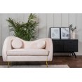 thumbnail image 2 of Sofá love seat beige terciopelo Sochic Bean Bean / Moderno / Love seat, 2 of 4