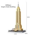 thumbnail image 1 of Bloques de construcción de Arquitectura de ciudad, Aguja Espacial, Taj Mahal, Big Ben, Torre Eiffel, Londres, Nueva York, París, juguetes de construcción para adultos, 1 of 4