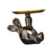 thumbnail image 4 of Linda estatua decorativa animal de poliresina decoración de mesa galvanoplastia para vivir Bandeja Conejo Zulema sostenedor del estante, 4 of 8