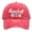 WashWatermelon Red, variant on Womens Vintage Washed Baseball Cap, Embroidered Baseball Mom with Ball Pattern Hat, Sports Mom Casual Sun Hat for Game Day