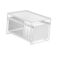 thumbnail image 2 of Organizador para fregadero de cocina, contenedor de almacenamiento deslizante para despensa, cajón deslizante de 2 niveles, organizador de gabinete, 2 of 9