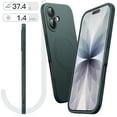 thumbnail image 3 of JETech Magnetic Slim Case for iPhone 17 6.3-Inch Compatible with MagSafe, Camera Lens Full Protection, Soft TPU Thin Protective Phone Cover with Matte Finish (Midnight Green), 3 of 6