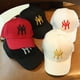 thumbnail image 2 of Cool New Boys Girls Kids Children Cap Letter Embroidery Four Seasons Baseball Cap Popular Hip Hop Sun Hat DropShippingSize 48-52cm&4-8 Years He Qiyong unisex, 2 of 2