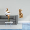 thumbnail image 2 of Figura De Resina De Gata, Escultura De Arte Abstracto, Estatua Decorativa, Recuerdo Creativo, Adorno Coleccionable Para Oficina, Entrada, Estantería, Sala De Estar Y Dormitorio., 2 of 6