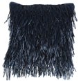 thumbnail image 1 of HomeRoots 385999 Unique Navy Blue Shag Accent Pillow, 1 of 1