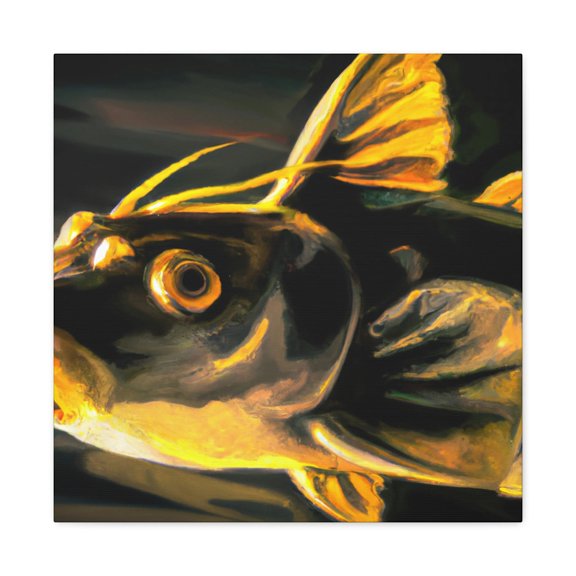 Corydoras Catfish PopArt - Canvas