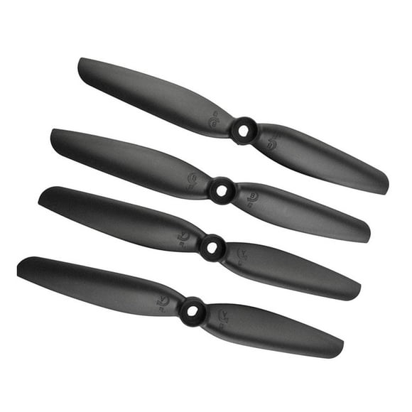 4 hélices de plástico parciales para cuadricóptero MJX B5W F20 Bugs 5W Negro