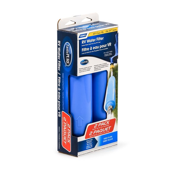 Filtro de agua Camco 40044 TastePure, paquete de 2
