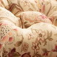 thumbnail image 4 of Ellis Curtain Regency Jacobean Floral Soft Reversible Chair Polyester Fill Cushions Pad 15"x14" Antique, 4 of 4