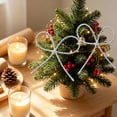 thumbnail image 5 of Christmas Bow Ornaments Christmas Metal Bow Ornaments for Christmas Tree Xmas Tree Hanging Decor, 5 of 8