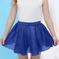 thumbnail image 2 of FRSASU Girls Chiffon Mini Skirt Elastic Waist Summer Casual Mesh Pleated Flowy Dance Skirts for Kids 7-14 Years Blue, 2 of 8