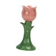 thumbnail image 4 of Candelabro con forma de flor para velas cónicas, decoración del hogar, soporte para velas de pilar, candelabros para aniversario, mesa de comedor, Rosa, 4 of 8