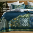 thumbnail image 5 of CHARRYARN Queen Comforter Set-Blue Lightweight Patchwork - Spring and Summer Bedspread-Super Soft Quilt （1 Quilt, 2 Pillow Shams, Blue）, 5 of 6