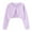 Purple, variant on Mercatoo Sparkly Cardigan for Girls Bolaro Shrag Jacket Lightweight Long Sleeve Sweater Crewneck Plain Shirt Kids School Clothes