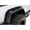 Lund 07-17 Jeep Wrangler FX-Flat Smooth Elite Series Fender Flares w/SS Bolts - Black (4 Pc.)