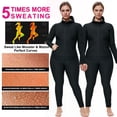 thumbnail image 4 of Purcolt Women's Plus Size 2 Pieces Sweat Set Lightweight Hooded Jacket and Stretchy Leggings Anti Rip Training Fitness Suit for Workout Gym Sport, 4 of 9