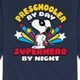 thumbnail image 3 of Peanuts - Preschooler By Day - Toddler And Youth Long Sleeve Graphic T-Shirt, 3 of 6
