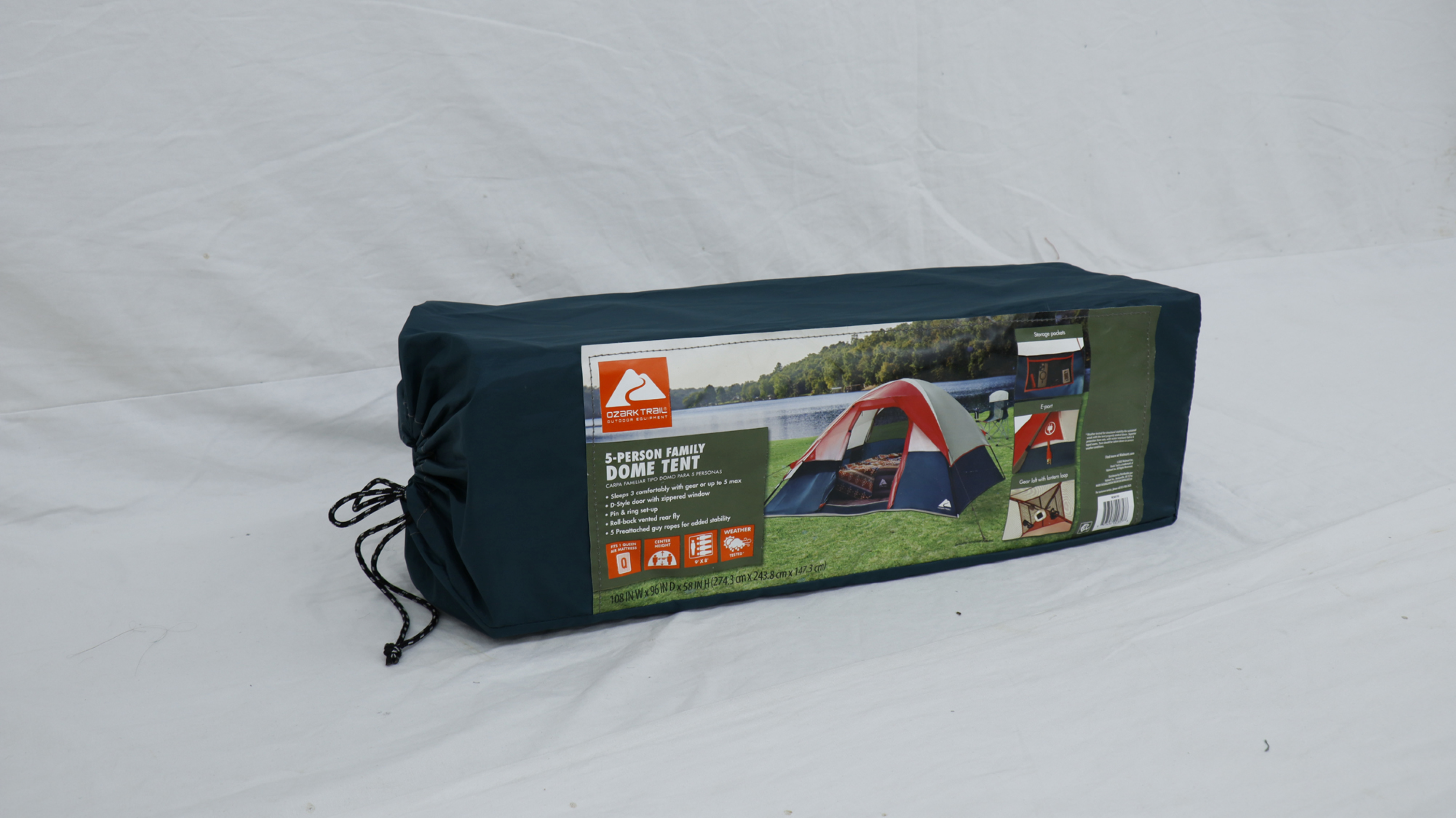 Carpa Familiar Tipo Domo para 5 Personas, 9 pies x 8 pies 2