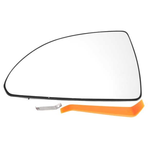 Unique Bargains 1 Set Mirror Glass Replacement for Chevrolet Impala 2006-2013 Left Driver Side W/ Backing Plate No.89046151/88894540 Real Glass Plastic