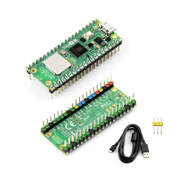 Placa microcontroladora UEekKoo Pico 2 W con cabezal para Raspberry Pi