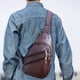 thumbnail image 5 of Strap Bag Crossbody Backpack With With Headphone Hole Strap Backpack Hiking Backpack Multipurpose Crossbody Chest Bag, 5 of 9