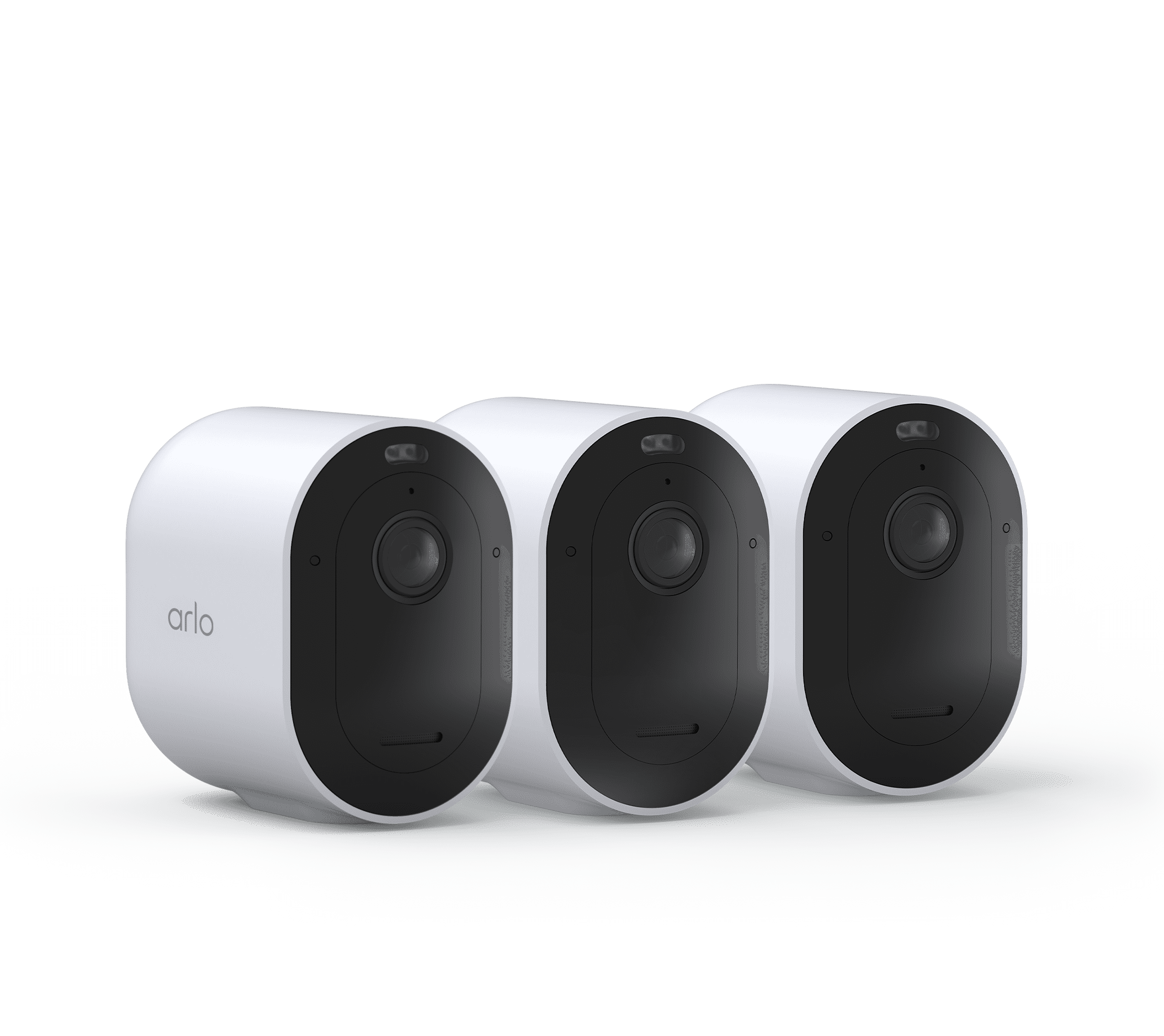 Arlo Pro 4 Spotlight Camera 3 Pack Wireless Security Camera, 2K