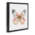 thumbnail image 2 of Stupell Industries Transitional Warm Watercolor Butterfly Black Floating Frame Canvas Art, 25 x 25, by Kim Allen, 2 of 8